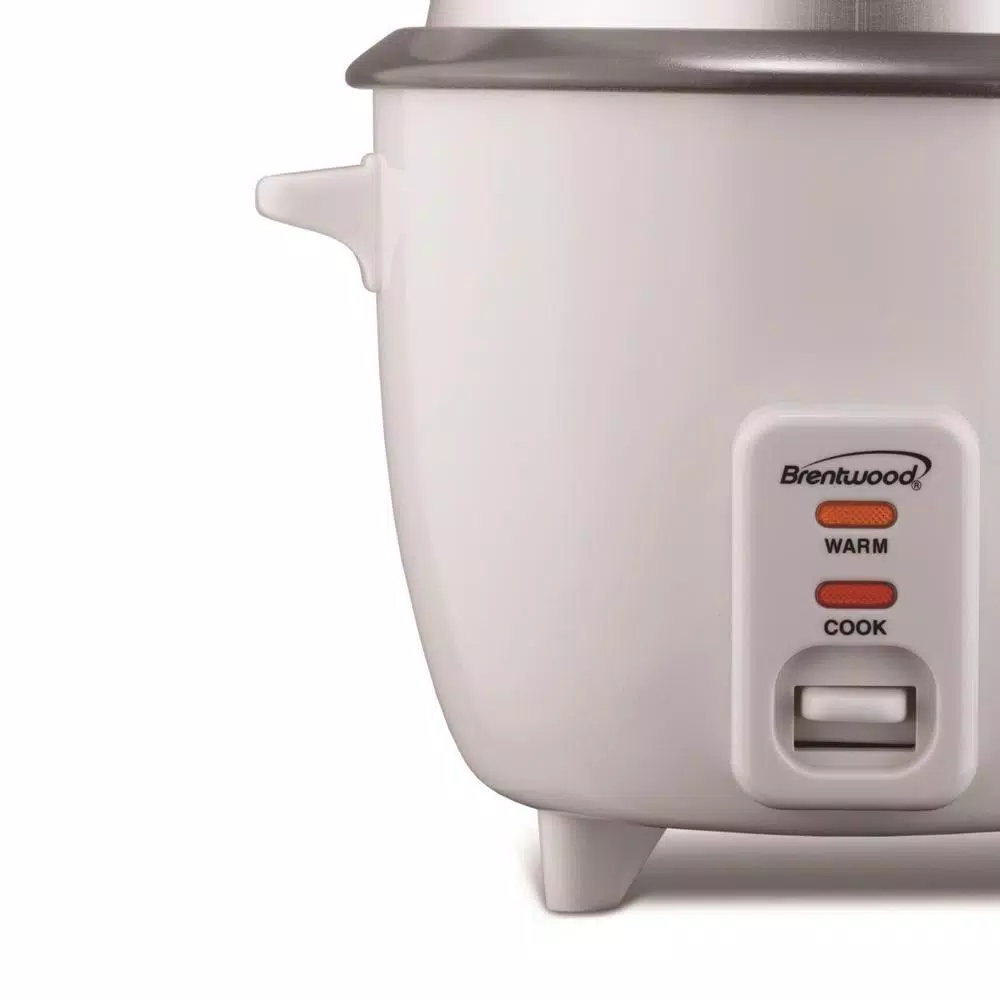 Cookers Brentwood 10-Cup White Steam Rice Cooker 9 Cookers Brentwood 10-Cup White Steam Rice Cooker - Image 7