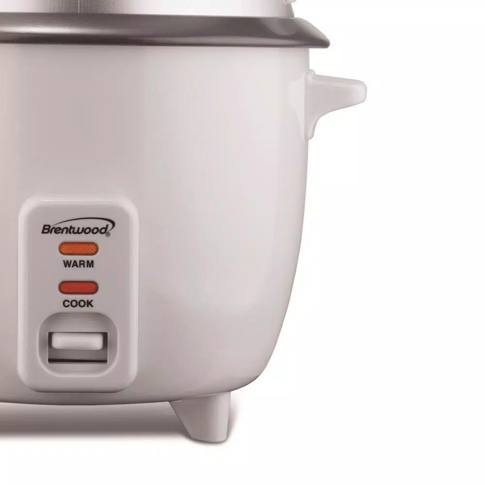 Cookers Brentwood 10-Cup White Steam Rice Cooker 10 Cookers Brentwood 10-Cup White Steam Rice Cooker - Image 8
