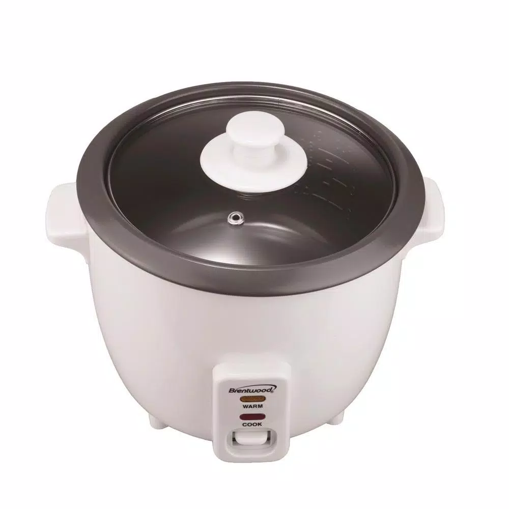 Cookers Brentwood 10-Cup White Steam Rice Cooker 4 Cookers Brentwood 10-Cup White Steam Rice Cooker - Image 2