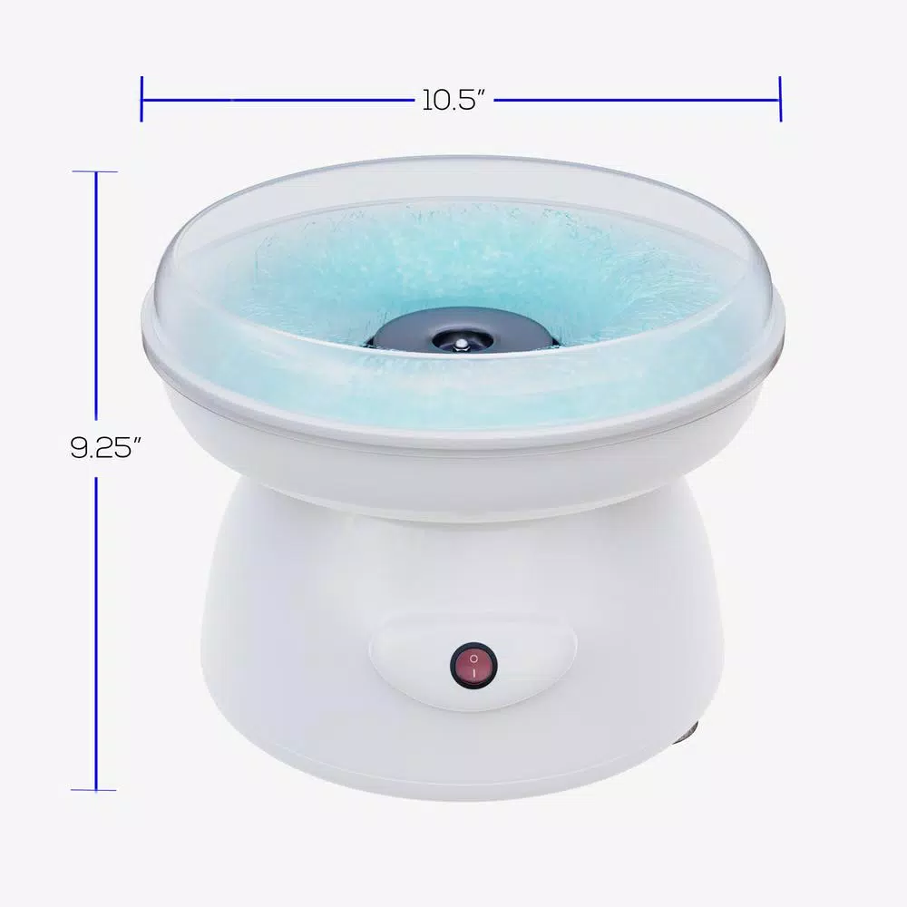 Dessert Makers Chef Buddy White Countertop Cotton Candy Machine 4 Dessert Makers Chef Buddy White Countertop Cotton Candy Machine - Image 2