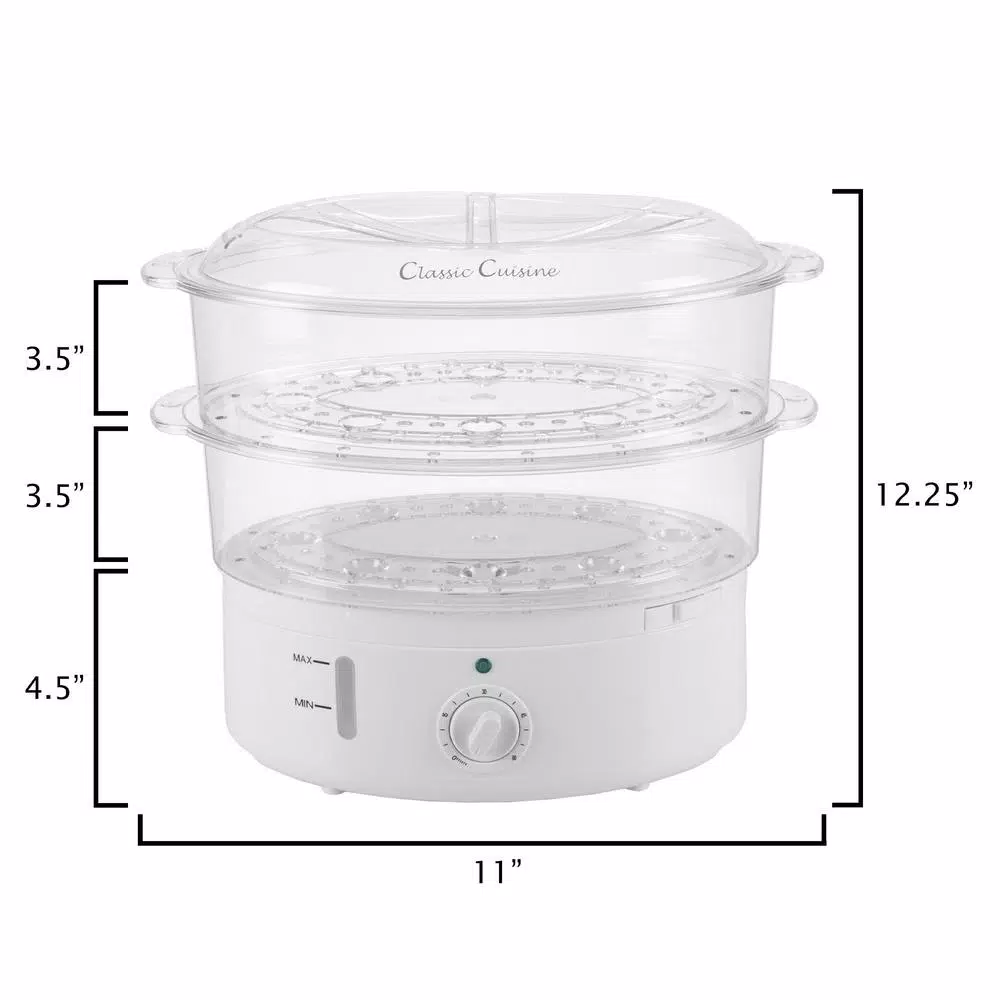 Cookers Classic Cuisine 6.3 Qt. White Rice Cooker With Built-In Timer And Locking Lid 4 Cookers Classic Cuisine 6.3 Qt. White Rice Cooker With Built-In Timer And Locking Lid - Image 2