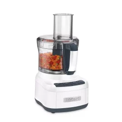 Food Processing Cuisinart Elemental 8-Cup 3-Speed White Food Processor 7 Food Processing Cuisinart Elemental 8-Cup 3-Speed White Food Processor -Dessert Makers Popular Store white cuisinart food processors fp 8p1 76 1000