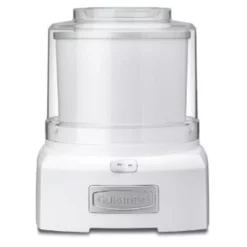 Dessert Makers Cuisinart 1.5 Qt. White Ice Cream Maker With Easy Lock Lid