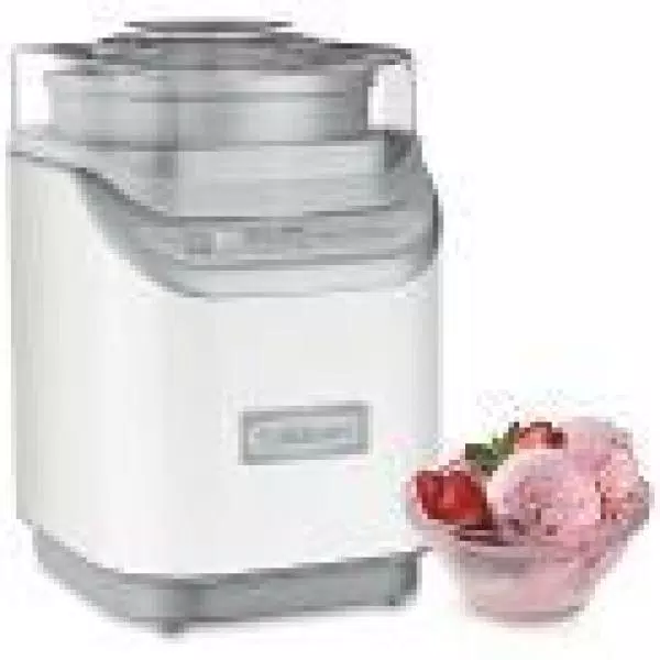 Dessert Makers Cuisinart Cool Creations 2 Qt. White Electric Ice Cream Maker With Recipe Booklet 4 Dessert Makers Cuisinart Cool Creations 2 Qt. White Electric Ice Cream Maker With Recipe Booklet - Image 2