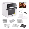 Toasters GoWISE USA 1600 W White Rotisserie Oven And 12.7 Qt. Electric Air Fryer 2 Toasters GoWISE USA 1600 W White Rotisserie Oven And 12.7 Qt. Electric Air Fryer -Dessert Makers Popular Store white gowise usa toaster ovens gw44802 64 1000