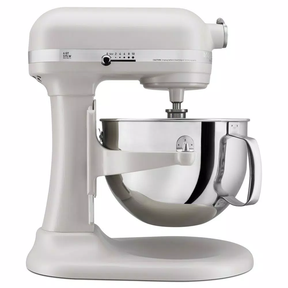 Mixers KitchenAid Professional 600 Series 6 Qt. 10-Speed Stand Mixer With Mixer Attachments -Milkshake White 3 Mixers KitchenAid Professional 600 Series 6 Qt. 10-Speed Stand Mixer With Mixer Attachments -Milkshake White