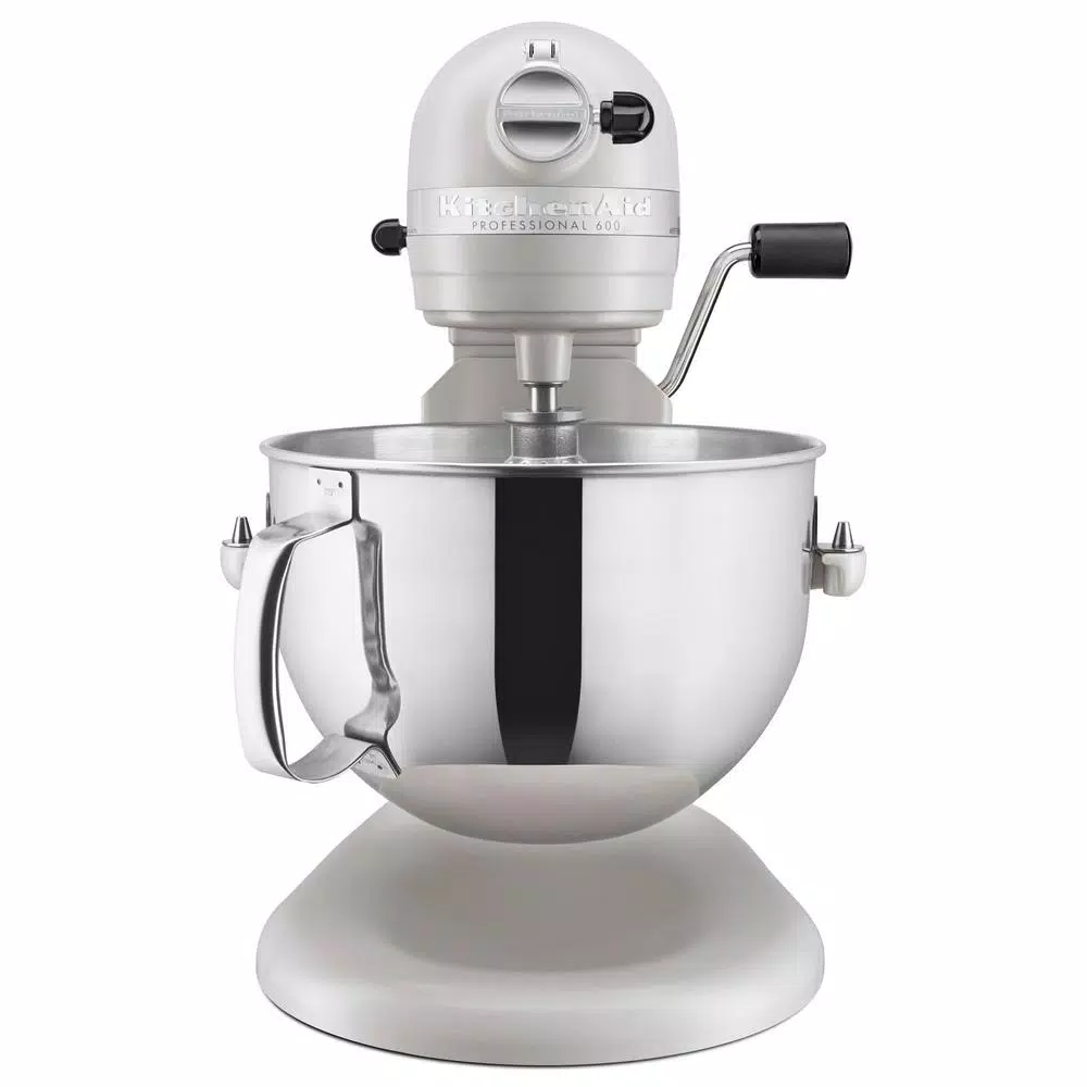 Mixers KitchenAid Professional 600 Series 6 Qt. 10-Speed Stand Mixer With Mixer Attachments -Milkshake White 4 Mixers KitchenAid Professional 600 Series 6 Qt. 10-Speed Stand Mixer With Mixer Attachments -Milkshake White - Image 2