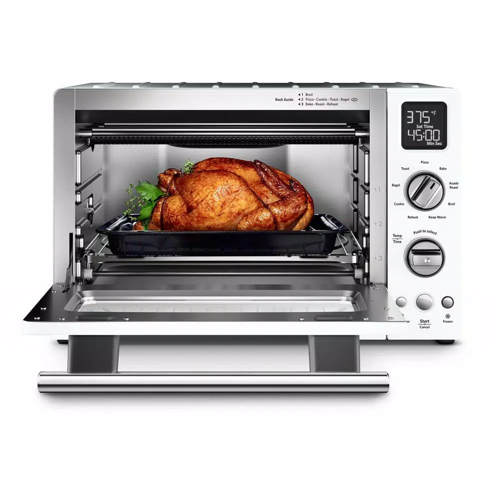 Toasters KitchenAid 2000 W 4-Slice White Convection Toaster Oven With Non-Stick Pan, Broiling Rack And Cooling Rack 6 Toasters KitchenAid 2000 W 4-Slice White Convection Toaster Oven With Non-Stick Pan, Broiling Rack And Cooling Rack - Image 4