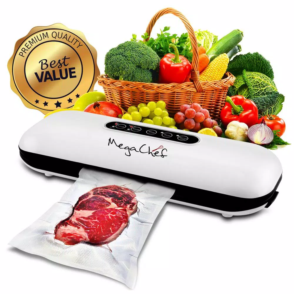 Food Processing MegaChef White Food Vacuum Sealer 4 Food Processing MegaChef White Food Vacuum Sealer - Image 2