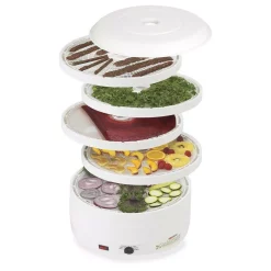 Food Processing Nesco Gardenmaster 8-Tray White Expandable Food Dehydrator With Recipe Book 11 Food Processing Nesco Gardenmaster 8-Tray White Expandable Food Dehydrator With Recipe Book -Dessert Makers Popular Store white nesco dehydrators fd 1018a 1f 1000