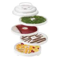 Food Processing Nesco Gardenmaster 4-Tray Expandable White Food Dehydrator With Temperature Control 16 Food Processing Nesco Gardenmaster 4-Tray Expandable White Food Dehydrator With Temperature Control -Dessert Makers Popular Store white nesco dehydrators fd 1040 44 1000
