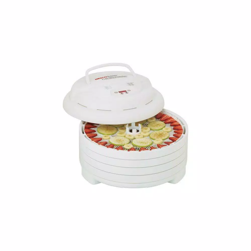 Food Processing Nesco Gardenmaster 4-Tray Expandable White Food Dehydrator With Temperature Control 3 Food Processing Nesco Gardenmaster 4-Tray Expandable White Food Dehydrator With Temperature Control