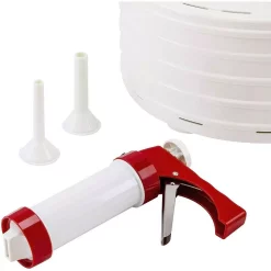 Food Processing Nesco Jerky Xpress 4-Tray White Food Dehydrator -Dessert Makers Popular Store white nesco dehydrators fd 28jx 1f 1000