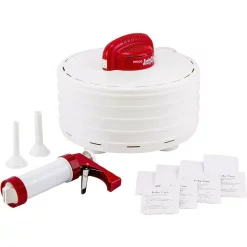 Food Processing Nesco Jerky Xpress 4-Tray White Food Dehydrator -Dessert Makers Popular Store white nesco dehydrators fd 28jx 4f 1000