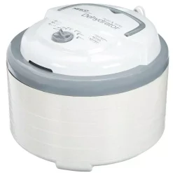 Food Processing Nesco Snackmaster Pro 5-Tray White Food Dehydrator With Temperature Control