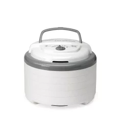 Food Processing Nesco Snackmaster Pro 5-Tray White Food Dehydrator With Temperature Control 18 Food Processing Nesco Snackmaster Pro 5-Tray White Food Dehydrator With Temperature Control -Dessert Makers Popular Store white nesco dehydrators fd 75pr c3 1000