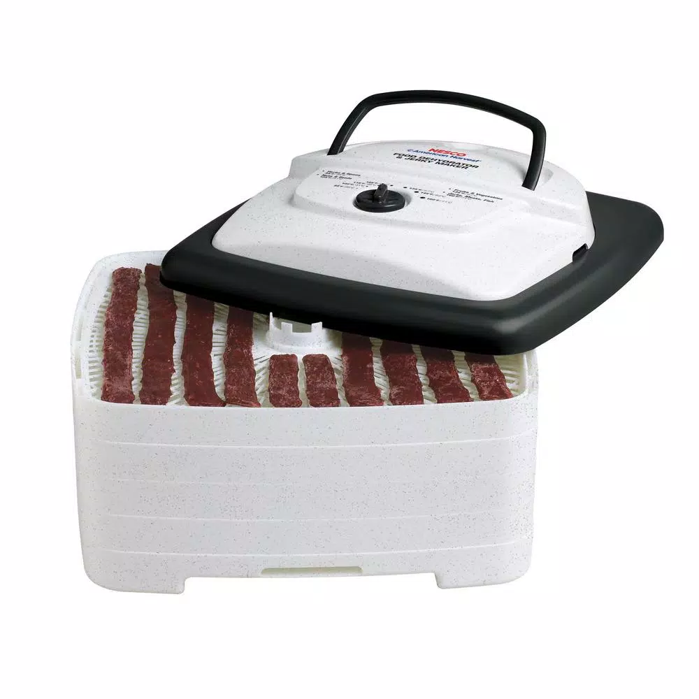 Food Processing Nesco Square 4-Tray White Food Dehydrator And Jerky Maker 5 Food Processing Nesco Square 4-Tray White Food Dehydrator And Jerky Maker - Image 3
