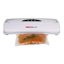 Food Processing Nesco White Food Vacuum Sealer With Bags 13 Food Processing Nesco White Food Vacuum Sealer With Bags -Dessert Makers Popular Store white nesco food vacuum sealers vs 01 76 1000