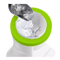 Dessert Makers Nostalgia 50 W 8 Oz. White Snow Cone Maker With Stainless Steel Blades -Dessert Makers Popular Store white nostalgia snow cone machines eshvice2hsi 4f 1000