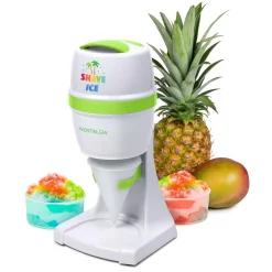Dessert Makers Nostalgia 50 W 8 Oz. White Snow Cone Maker With Stainless Steel Blades -Dessert Makers Popular Store white nostalgia snow cone machines eshvice2hsi fa 1000