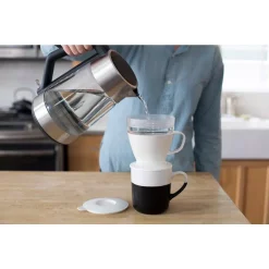 Coffee Makers OXO Good Grips 1.5-Cup White Pour-Over Coffee Maker 31 Coffee Makers OXO Good Grips 1.5-Cup White Pour-Over Coffee Maker -Dessert Makers Popular Store white oxo drip coffee makers 11180100 31 1000