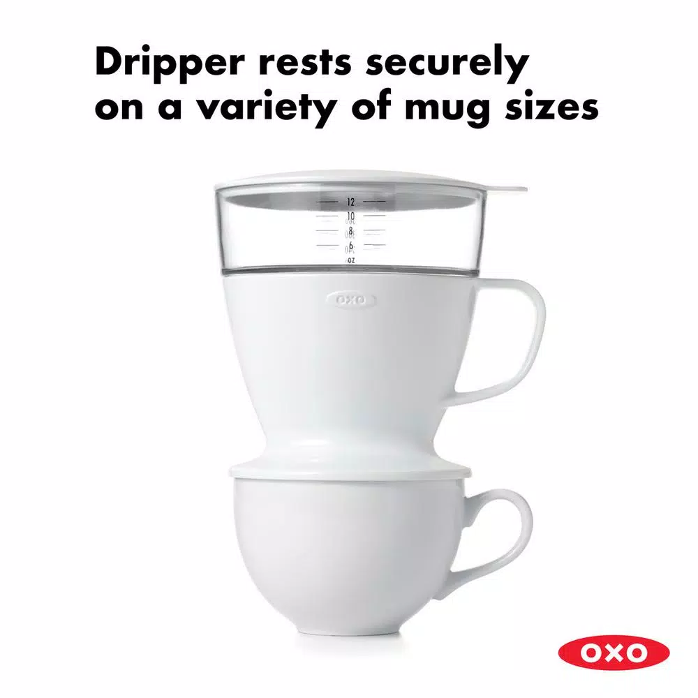 Coffee Makers OXO Good Grips 1.5-Cup White Pour-Over Coffee Maker 9 Coffee Makers OXO Good Grips 1.5-Cup White Pour-Over Coffee Maker - Image 7