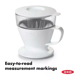 Coffee Makers OXO Good Grips 1.5-Cup White Pour-Over Coffee Maker 20 Coffee Makers OXO Good Grips 1.5-Cup White Pour-Over Coffee Maker -Dessert Makers Popular Store white oxo drip coffee makers 11180100 a0 1000