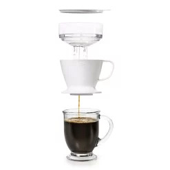 Coffee Makers OXO Good Grips 1.5-Cup White Pour-Over Coffee Maker 24 Coffee Makers OXO Good Grips 1.5-Cup White Pour-Over Coffee Maker -Dessert Makers Popular Store white oxo drip coffee makers 11180100 c3 1000