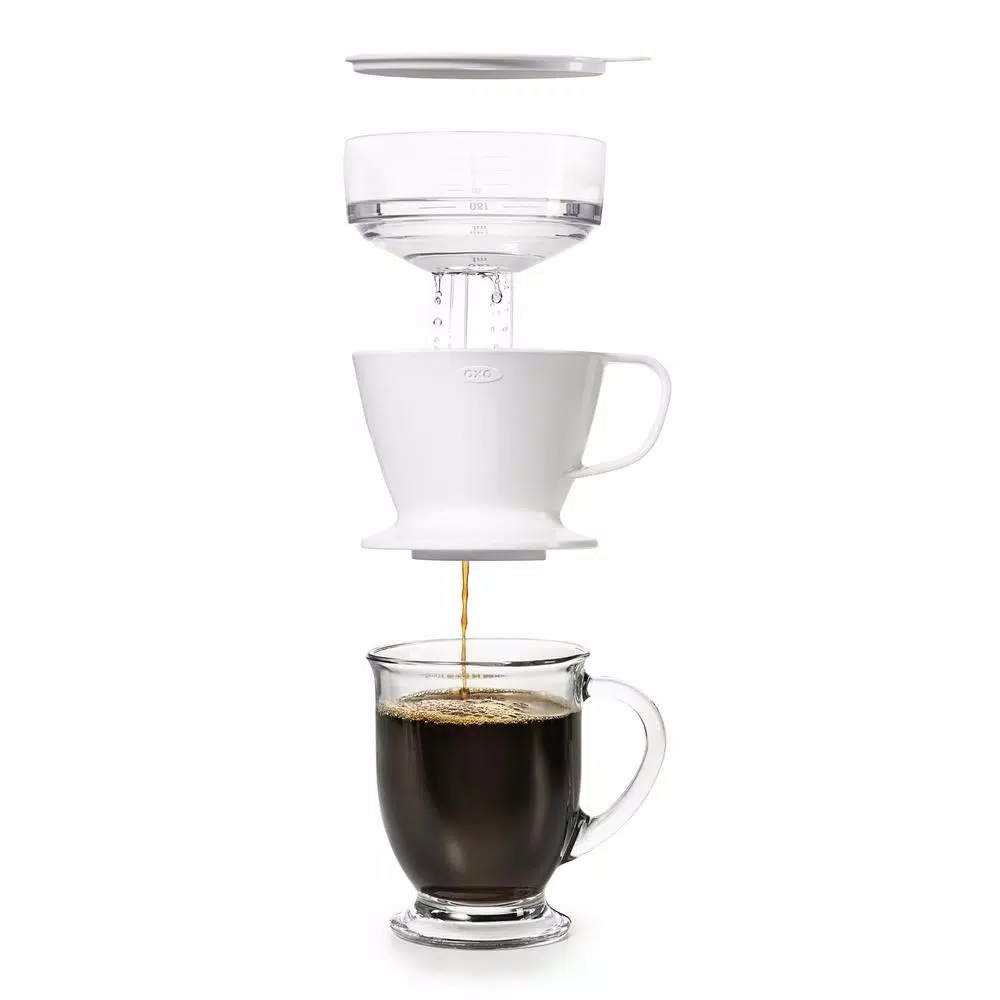 Coffee Makers OXO Good Grips 1.5-Cup White Pour-Over Coffee Maker 10 Coffee Makers OXO Good Grips 1.5-Cup White Pour-Over Coffee Maker - Image 8