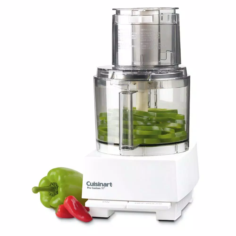 Food Processing Cuisinart PRO Custom 11-Cup 2-Speed Classic White Food Processor With Pulse Control 5 Food Processing Cuisinart PRO Custom 11-Cup 2-Speed Classic White Food Processor With Pulse Control - Image 3