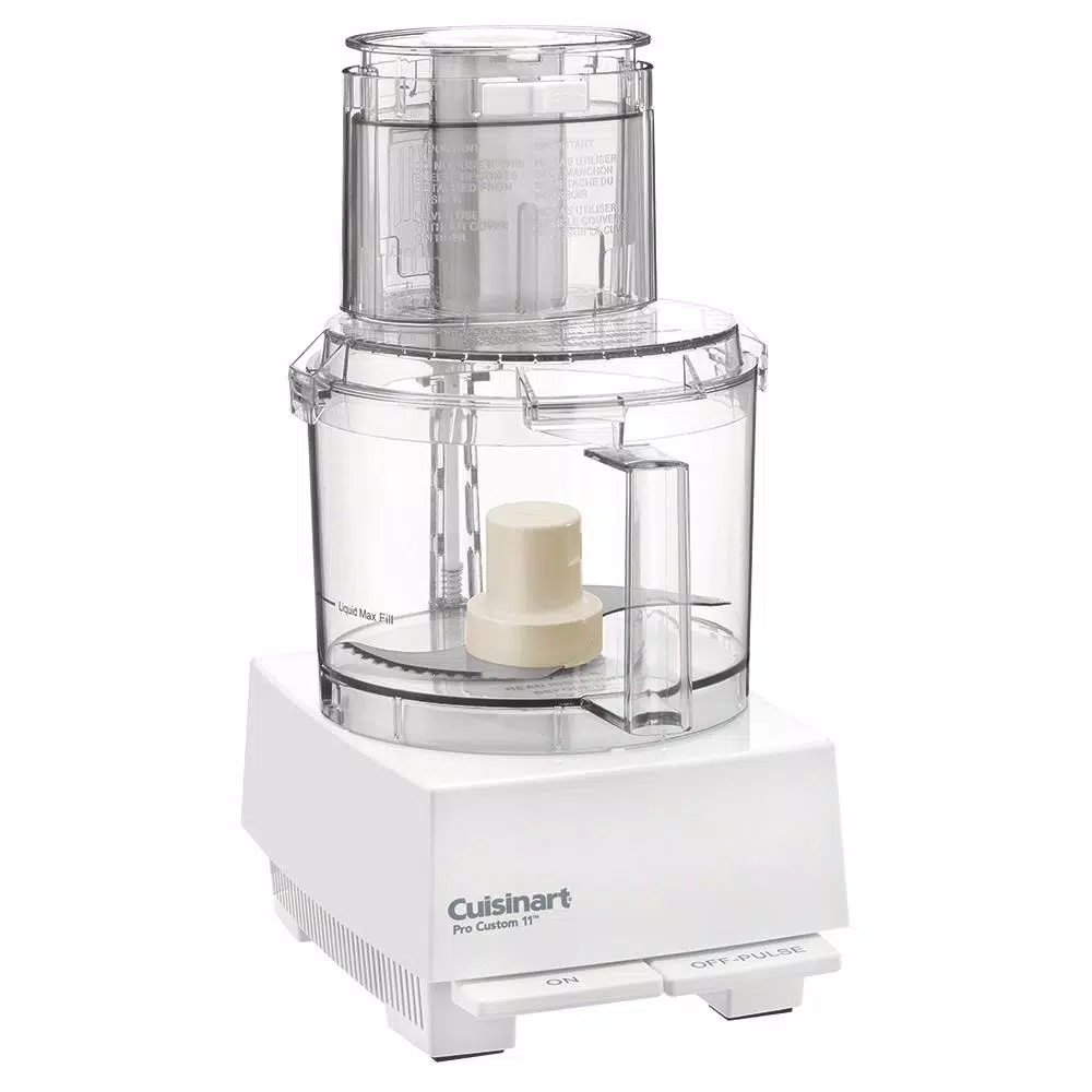 Food Processing Cuisinart PRO Custom 11-Cup 2-Speed Classic White Food Processor With Pulse Control 4 Food Processing Cuisinart PRO Custom 11-Cup 2-Speed Classic White Food Processor With Pulse Control - Image 2
