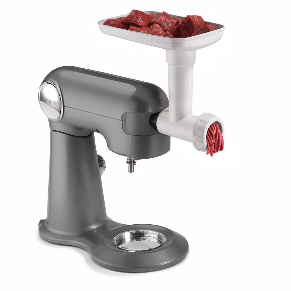 Mixers Cuisinart Stand Mixer Meat Grinder Attachment Stainless Steel For 5.5 Qt. Stand Mixer White 3 Mixers Cuisinart Stand Mixer Meat Grinder Attachment Stainless Steel For 5.5 Qt. Stand Mixer White