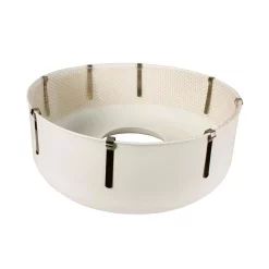 Dessert Makers Paragon White Plastic Cotton Candy Machine Bowl For Paragon Cotton Candy Machine