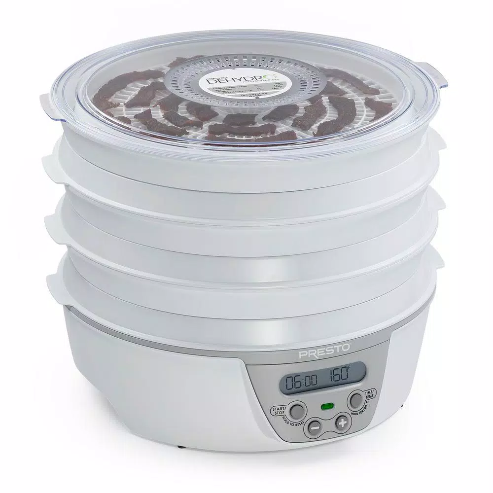 Food Processing Presto Dehydro 6 Tray White Digital Electric Food Dehydrator With Digital Thermostat And Timer 5 Food Processing Presto Dehydro 6 Tray White Digital Electric Food Dehydrator With Digital Thermostat And Timer - Image 3