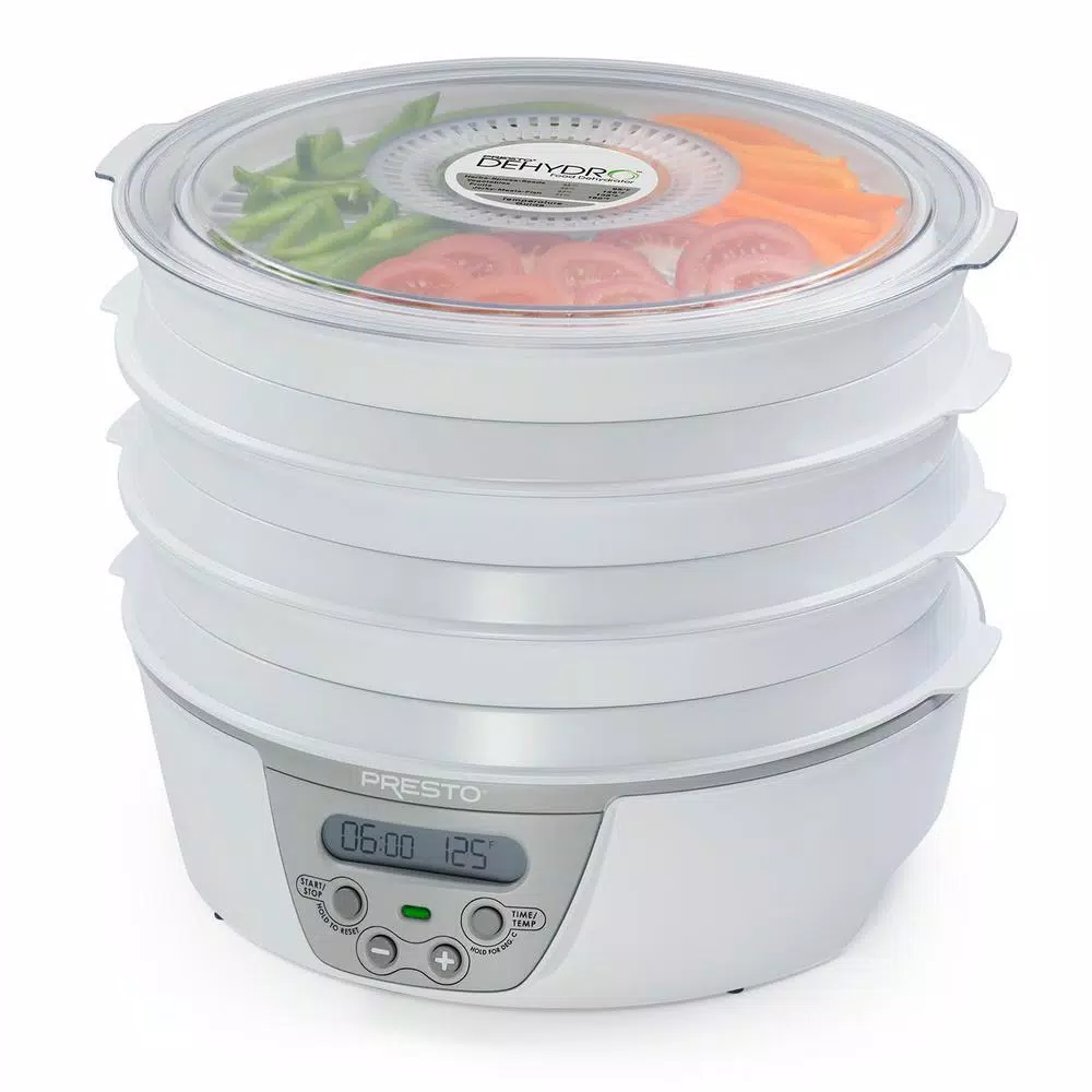 Food Processing Presto Dehydro 6 Tray White Digital Electric Food Dehydrator With Digital Thermostat And Timer 7 Food Processing Presto Dehydro 6 Tray White Digital Electric Food Dehydrator With Digital Thermostat And Timer - Image 5