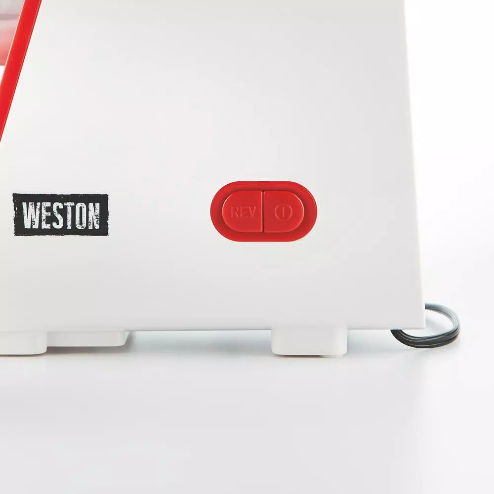 Food Processing Weston 16-Cup Red And White Electric Tomato Strainer 5 Food Processing Weston 16-Cup Red And White Electric Tomato Strainer - Image 3