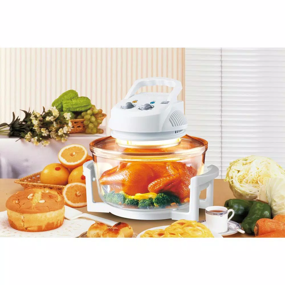 Toasters SPT 1300 W White Countertop Convection Oven With Built-in Timer And Extender Ring 10 Toasters SPT 1300 W White Countertop Convection Oven With Built-in Timer And Extender Ring - Image 8