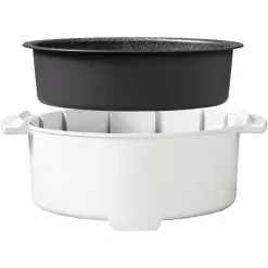 Cookers Starfrit THE ROCK 3.2 Qt. White Electric Casserole Slow Cooker -Dessert Makers Popular Store white starfrit slow cookers 024423 003 0000 44 1000