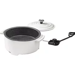 Cookers Starfrit THE ROCK 3.2 Qt. White Electric Casserole Slow Cooker -Dessert Makers Popular Store white starfrit slow cookers 024423 003 0000 4f 1000