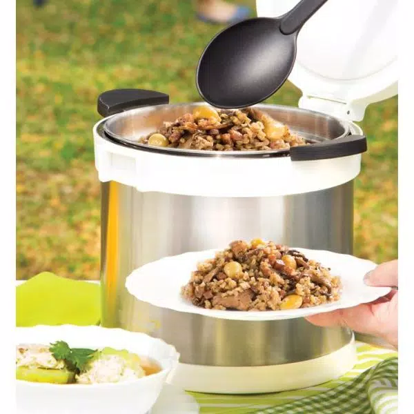 Cookers Tayama 7 Qt. Stainless Steel White Thermal Cooker/Slow Cooker 10 Cookers Tayama 7 Qt. Stainless Steel White Thermal Cooker/Slow Cooker - Image 8