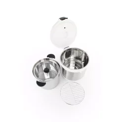 Cookers Tayama 7 Qt. Stainless Steel White Thermal Cooker/Slow Cooker 14 Cookers Tayama 7 Qt. Stainless Steel White Thermal Cooker/Slow Cooker -Dessert Makers Popular Store white tayama slow cookers txm 70xl 44 1000