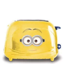 Toasters Uncanny Brands Minions Dave 2-Slice Yellow Toaster