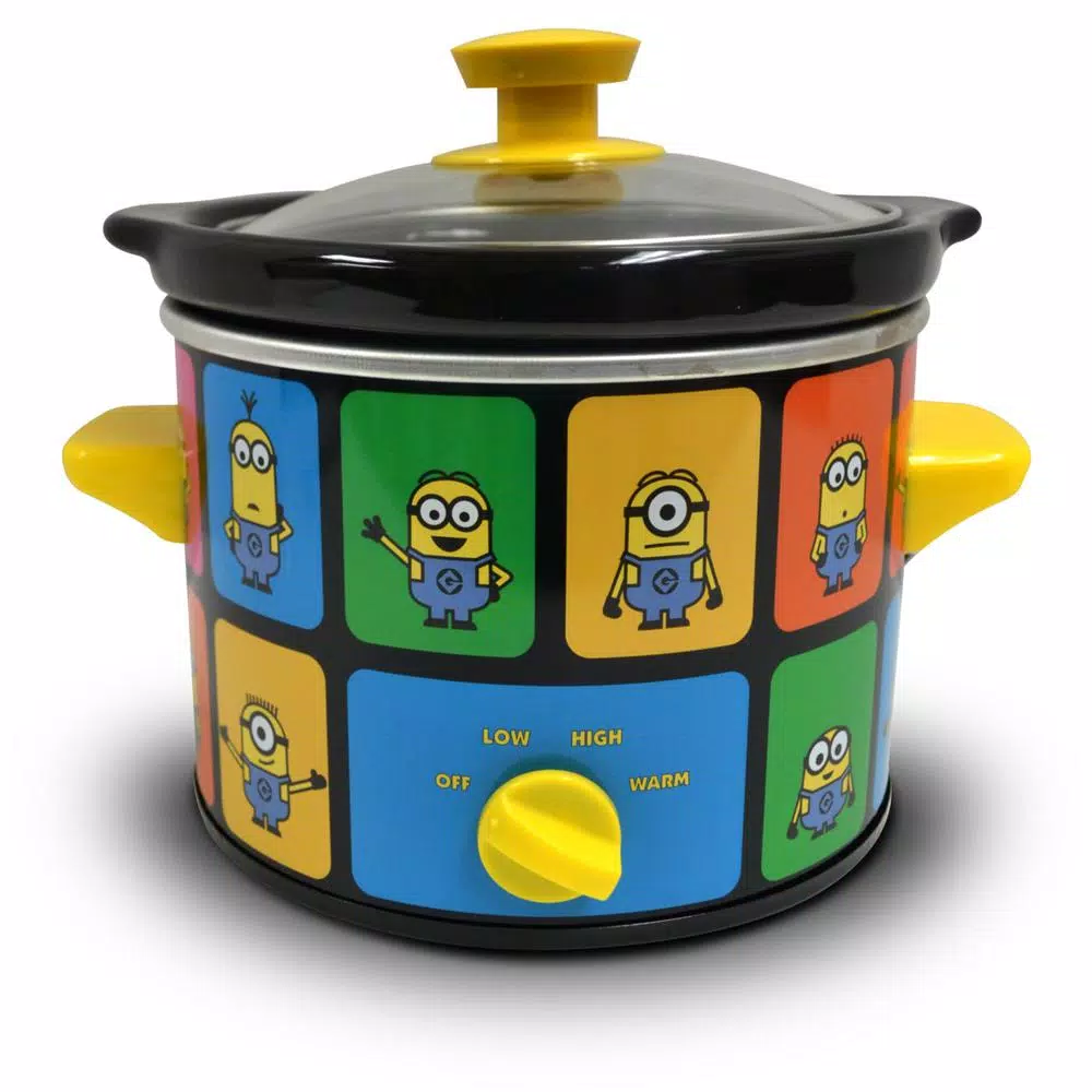 Cookers Uncanny Brands Minions 2 Qt. Slow Cooker Yellow 3 Cookers Uncanny Brands Minions 2 Qt. Slow Cooker Yellow